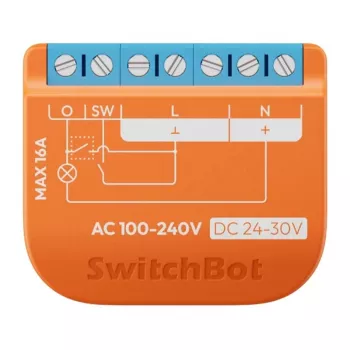 SwitchBot Relay Switch 1PM W5502310 — Viedais releja slēdzis ar enerģijas monitoringu