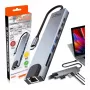MEDIA-TECH USB HUB 8 IN 1 GIGA LAN HUB MT5046