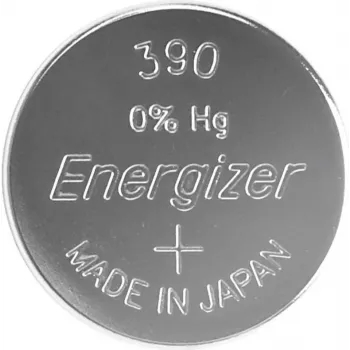 Energizer 390 Sudraba Oksīda SR54 Pogas Baterija 90 mAh 1.55 V 1 gab.