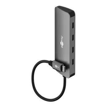 Goobay Slim 4-Port USB-Hubs USB-C uz 10 Gbit/s – 4x USB-C (76565)