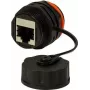 LogiLink Professional - Tīkla savienotājs - RJ-45 (S) uz RJ-45 (S) - STP - CAT 6a - āra lietošanai - Melns