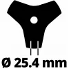 Trimmera asmens Einhell 3405083 Nerūsējošais tērauds 20 cm Melns