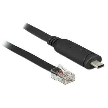 DeLock USB-C uz RS-232 sērijas adapteris 63912