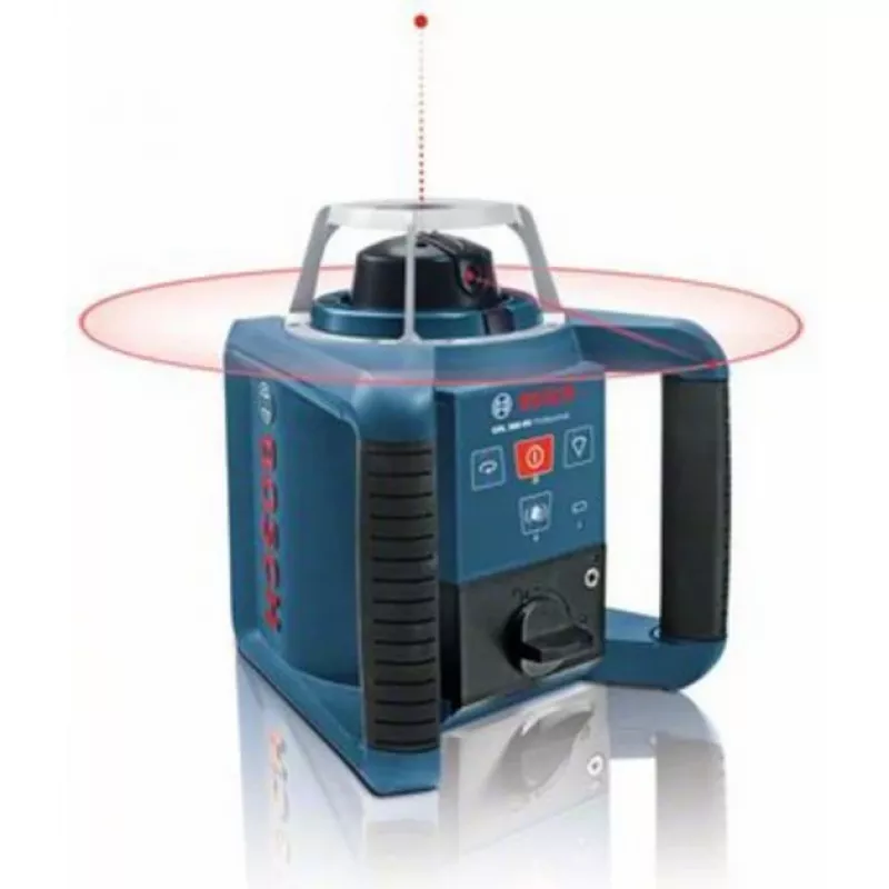 Rotationslaser GRL 300 HV Professional blau/schwarz, rote Laserlinie und Lotpunkt, mit Halterung WM 4 und Laser-Empfänger LR 1, im Koffer