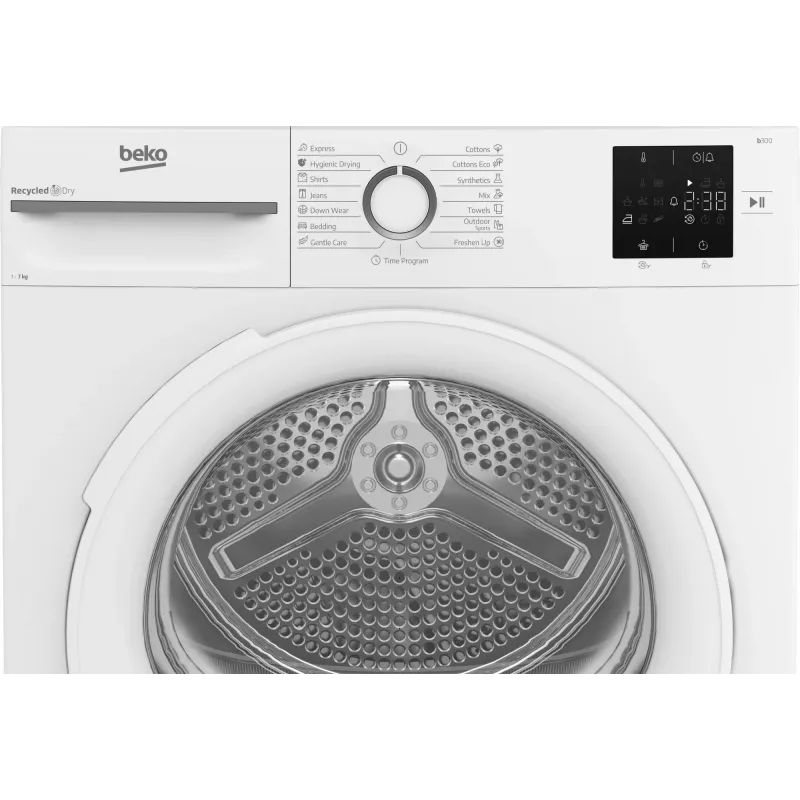 BEKO žāvētājs BM3T372E0W, 7 kg, Energoklase E, Dziļums 54.5 cm