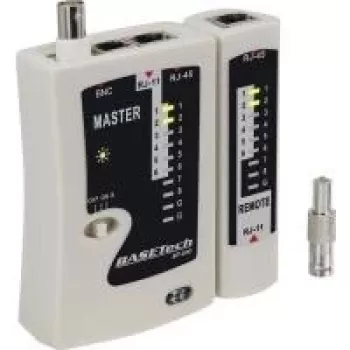Kabeļu testeris Basetech BT-200 RJ-45, RJ-11, BNC