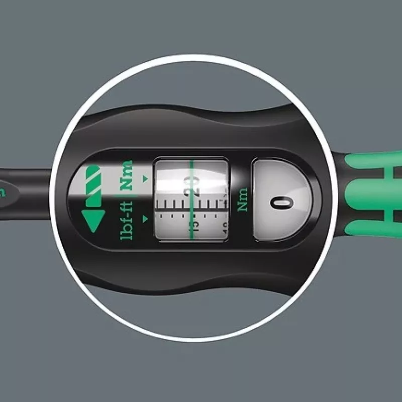 Wera Click-Torque C 3, 1/2 collu griezes momenta atslēga ar reversīvu sprūdratu, 40Nm - 200Nm