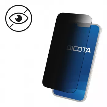 Dicota Blickschutzfilter mobilajam telefonam - 2 virzienu, pašlīmējošs