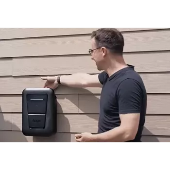 Sienas EV uzlādes stacija Hager witty one 11 kW 3 fāzes ar RFID, Bluetooth un 4,5 m Type 2 kabeli