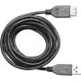 USB kabelis Eltako 30000020 USB-A sievišķais uz USB-A vīrišķais, 2 m, melns
