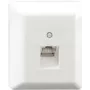 Rutenbeck UAE-Cat.6A iso-8 U Ap rw - tīkla pieslēguma ligzda - RJ 45 - 1 tīkla ligzda - tīri balta, RAL 9010 (13411501)