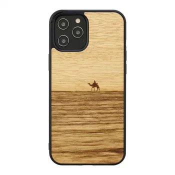 Telefona maciņš man and wood iPhone 12 Pro Max Terra Black — aizsargājošs aizmugures vāciņš