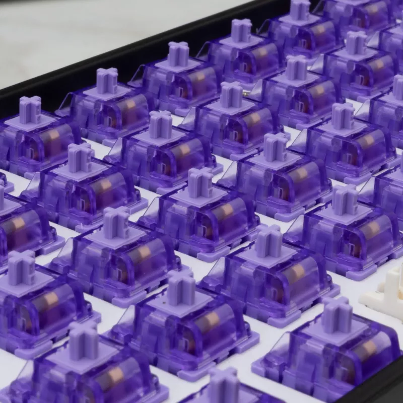 White Shark Purplepulse Mechanical Switches 25 pcs.