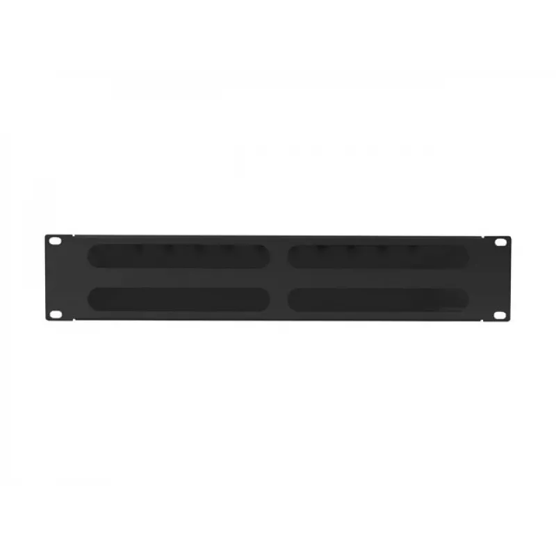 Kabeļu organizators 19 inch 2U LANBERG AK-1705-B, melns