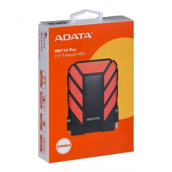 Ārējais cietais disks ADATA HD710 Pro 1 TB 2.5 collu USB 3.2 Gen 1 Melns, Sarkans