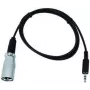 EUROLITE DMX Adapter — 1x 3,5 mm ligzda uz 1x XLR savienotāju