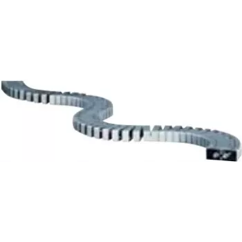 Bachmann Cable Snake FLEX II - elastīgs kabeļu kanāls - 1 m - Sudrabs