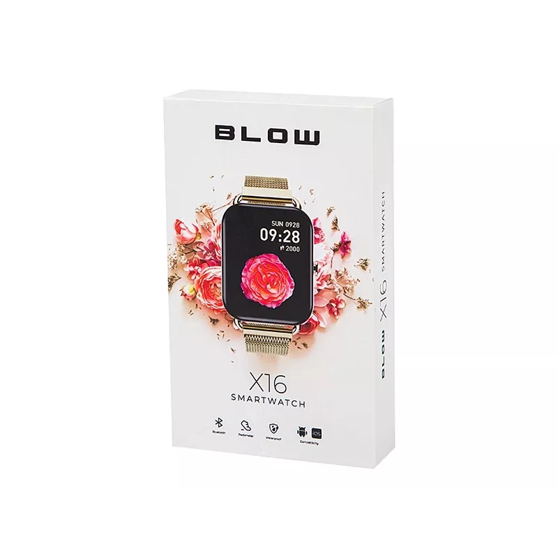 Viedpulkstenis X16 Bluetooth rozā