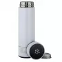 Extralink Smart Travel Mug Balta, Termokrūze ar Temperatūras Displeju