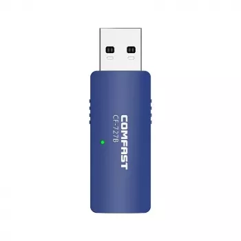 USB Wi‑Fi un Bluetooth adapteris Comfast CF-727B, divu joslu 2.4/5 GHz, līdz 1300 Mbps