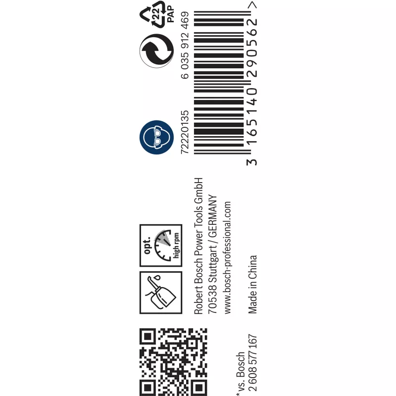 Urbju komplekts Bosch 2608595056 HSS Slīpēts 5-10mm