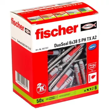Sienas dībelis Fischer DuoSeal 557727