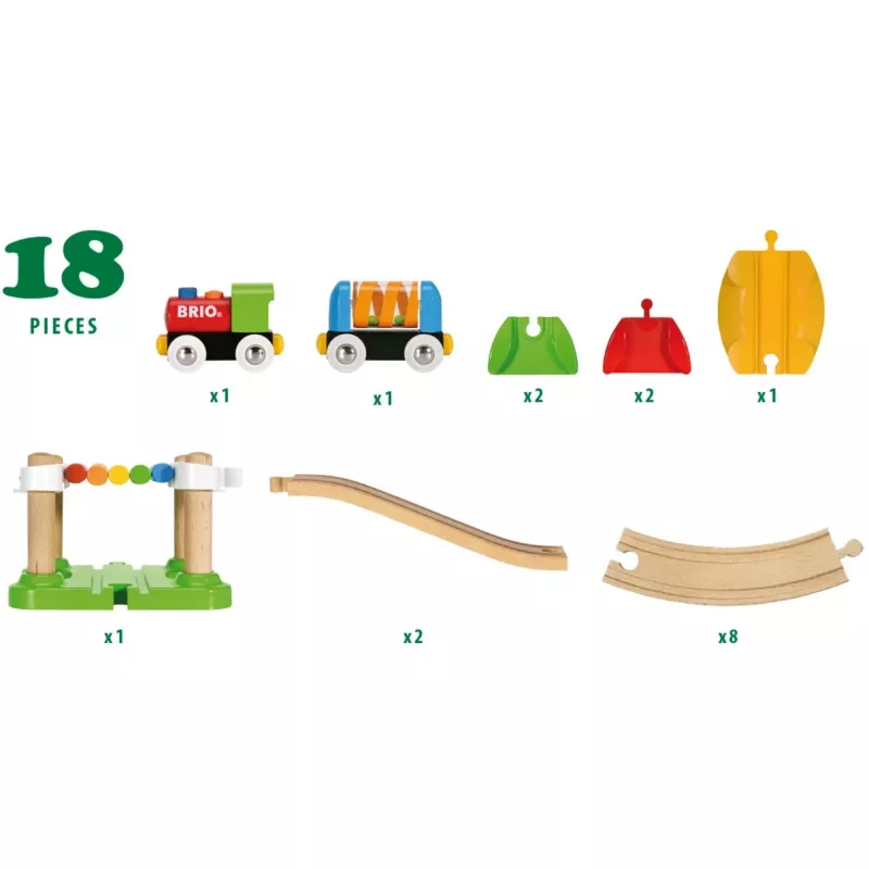 Vilcieniņš Ravensburger BRIO — daudzkrāsains no 1,5 gadiem