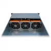 Inter-Tech 3U-30255 Rack korpuss Melns, Nerūsējošais tērauds