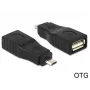 Dzimuma pārveidotājs Micro USB2.0-B uz USB2.0-A DeLOCK 65549