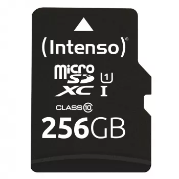 Atmiņas karte Intenso 256GB microSD UHS-I Performance Class 10