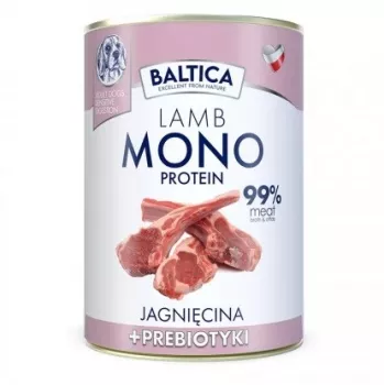 BALTICA Nutraceutic Monoprotein Jēra gaļa ar prebiotikām - mitrā suņu barība - 400g