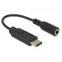 Delock Audio-Adapter USB-C (vīrišķais) uz 3,5 mm stereo (sieviešu)