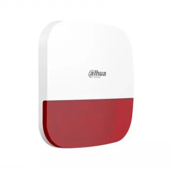 Āra bezvadu sirēna DAHUA ARA13-W2-868-RED, 868 MHz, sarkans korpuss