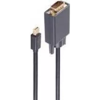 ShiverPeaks BS10-54025 - 1 m - Mini DisplayPort uz VGA - Vīrietis - Vīrietis - Zelts