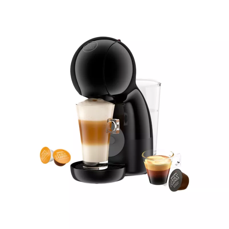 Kapsulu kafijas automāts DeLonghi EDG110.AB Piccolo XS — 15 bar, 0.8 L ūdens tvertne, melns