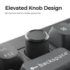 Mehāniskā tastatūra Keychron V3 Ultra 8K — vads & Bluetooth, QWERTY izkārtojums, RGB LED, melna