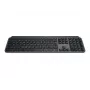 Logitech MX Keys S 920-011589 bezvadu pilna izmēra tastatūra, Bluetooth LE / Logi Bolt, ar apgaismojumu, uzlādējama ar USB-C, QWERTY US International, ar plaukstu balstu, grafīta