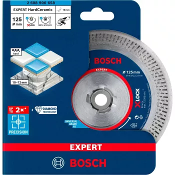 Bosch Expert HardCeramic X-LOCK ripzāģa asmens 12.5 cm 1 gab.