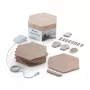Nanoleaf Elements Wood Look Hexagons Starter Kit (13 paneļi) | Cool White + Warm White