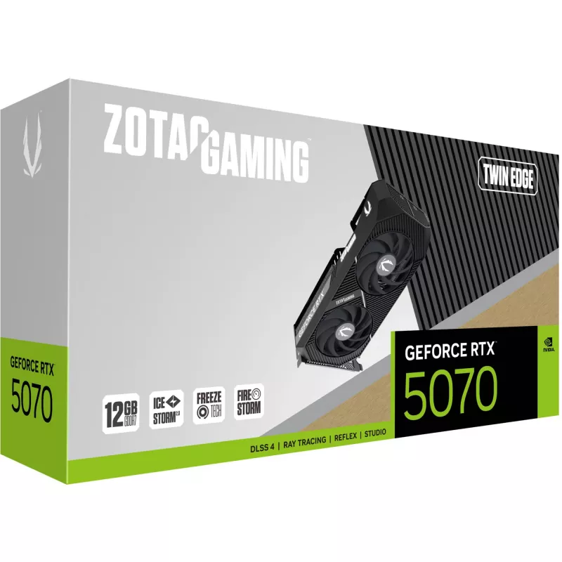 ZOTAC GAMING GeForce RTX 5070 Twin Edge 12GB GDDR7 grafiskā karte