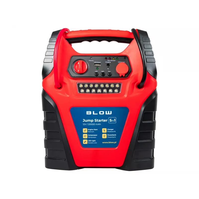 Jump Starter kompresors taisngriezis 5in1