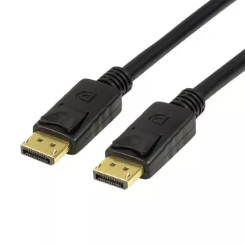 DisplayPort kabelis LogiLink CV0119 1 m Melns