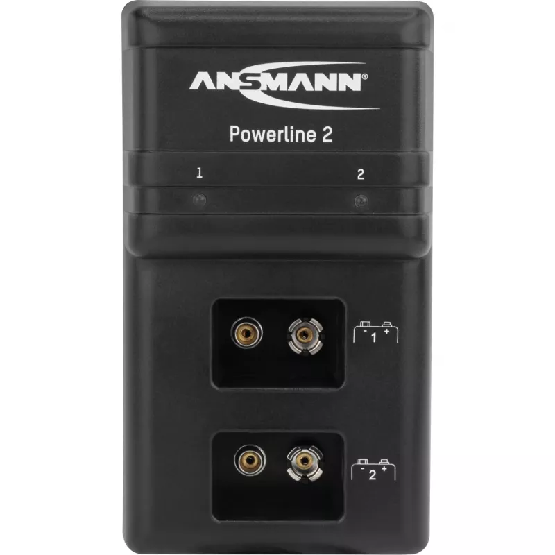 ANSMANN POWERline 2 - Akumulatoru lādētājs - 2x9V (5107043)