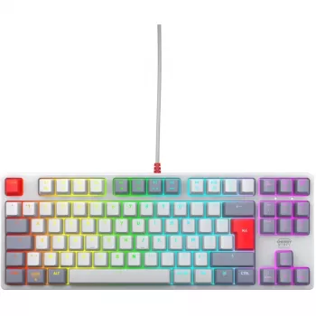 CHERRY K4V2 RGB Tenkeyless Mehāniska Spēļu Tastatūra Franču 68 Taustiņi Vadu