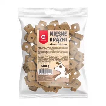 MACED Gaļas diski ar vistu suņiem - 500 g