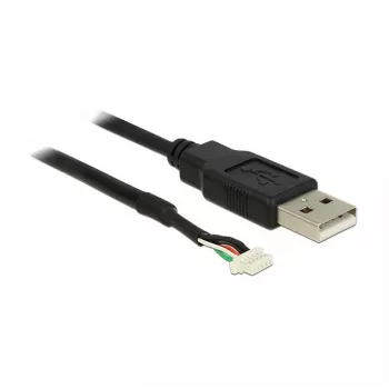 USB 2.0 A vīriešu / 5 pin V5 kameras kabelis 1,5 m Delock 95985