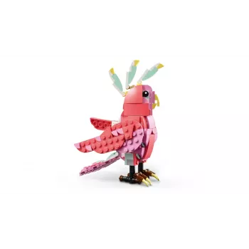 LEGO Creator 3-in-1 Rozā Flamings 31170 būvējams modeļu komplekts, 288 gab., augstums 230 mm, ieteicamais vecums 8+