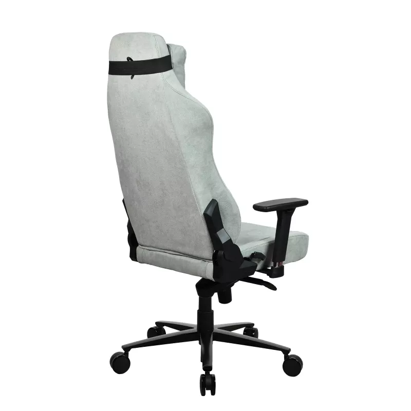 Spēļu krēsls Arozzi Vernazza SoftFabric Pearl Green — ergonomisks auduma sēdeklis