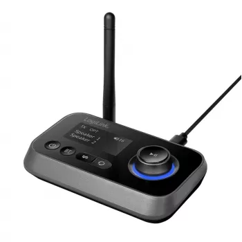 LogiLink BT0062 Bluetooth Audio uztvērējs/raidītājs BT 5.0, 10 m darbības rādiuss