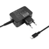 Mobilās ierīces lādētājs QOLTEC 51024 — Universāls AC iekštelpu lādētājs, 65W PD, 20V/3.25A, 1.2m kabelis, Melns